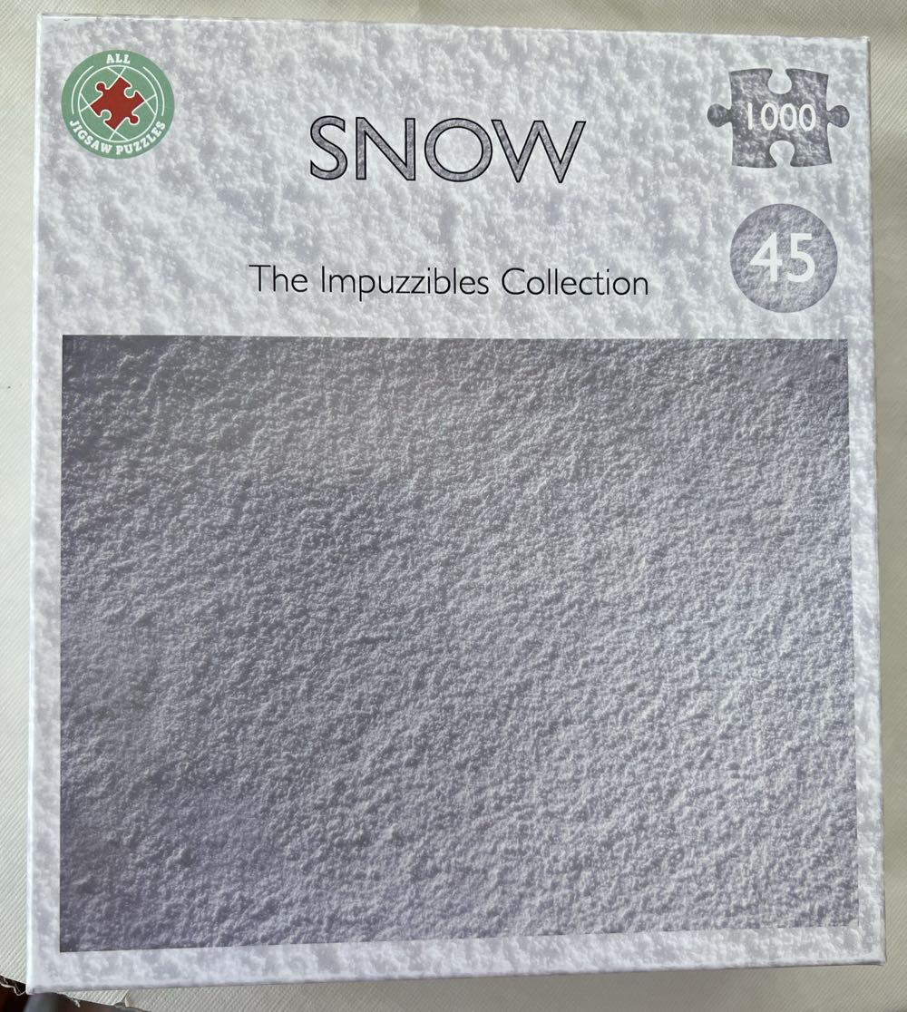 Piece Snow Jigsaw Puzzle Impuzzible Hardest Jigsaw Puzzle For Adults And Teens Funny Gift Challenging Size 66 X 50cm 26 X 20 Inches - All Jigsaw Puzzles 🇬🇧 puzzle collectible [Barcode 5056318134512] - Main Image 2