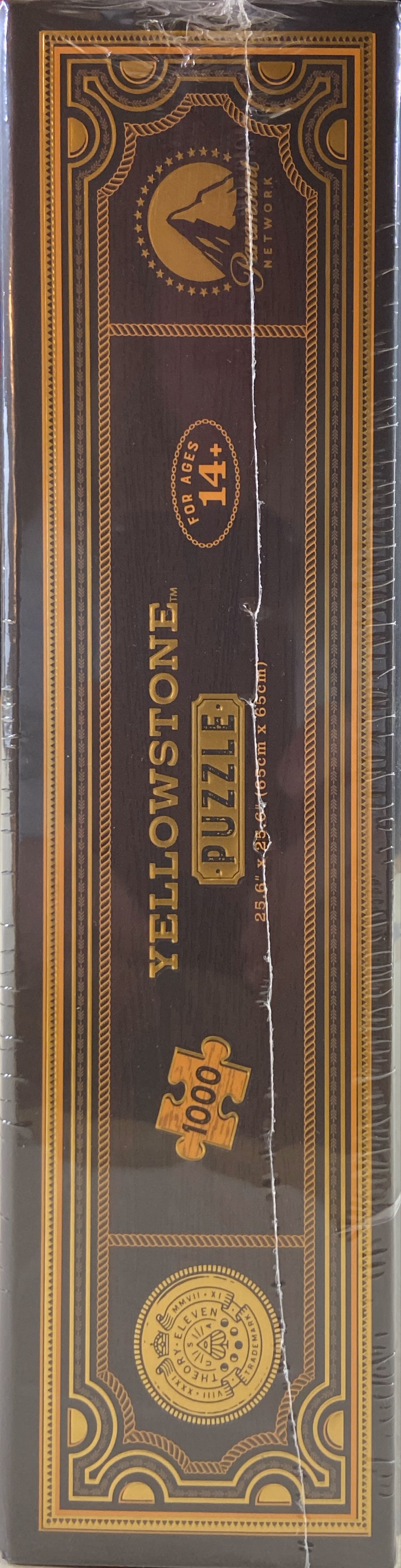 Theory11 Yellowstone Jigsaw Puzzle 1000 Piece Jigsaw Puzzle Officially Licensed Yellowstone Merchandise & Collectibles Precision Fit And Premium Quality Intermediate Puzzle - Theory II puzzle collectible [Barcode 850049111355] - Main Image 3