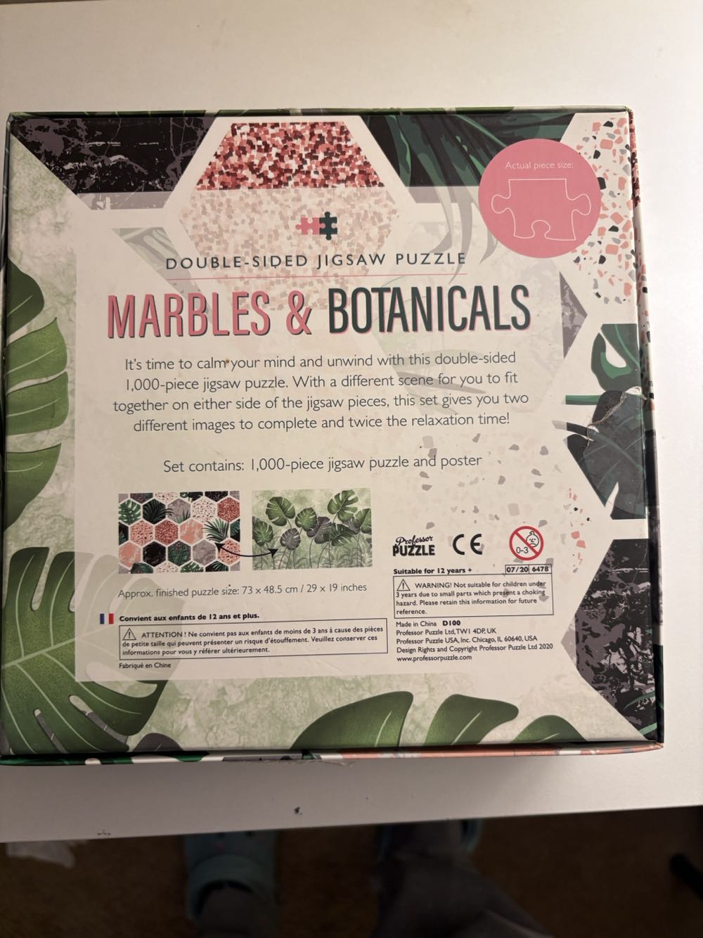 Marbles & Botanicals - Professor Puzzle puzzle collectible - Main Image 2