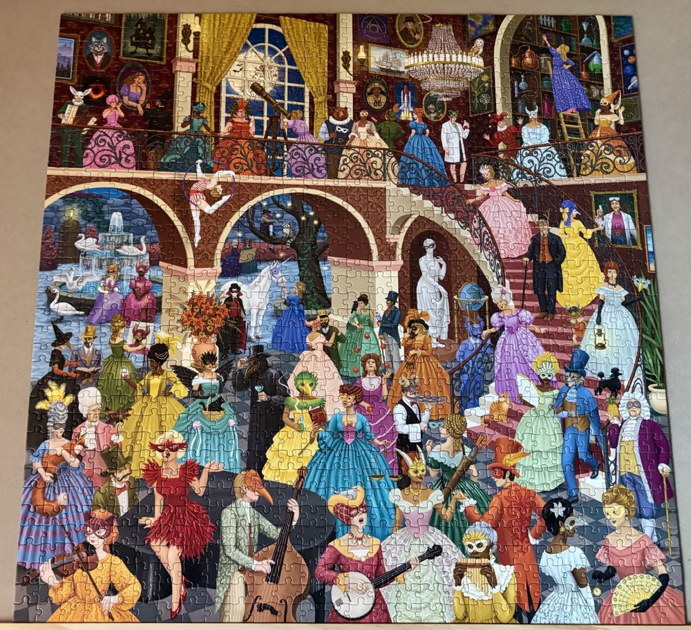 Alchemist’s Masquerade - Eeboo puzzle collectible [Barcode 689196507885] - Main Image 3