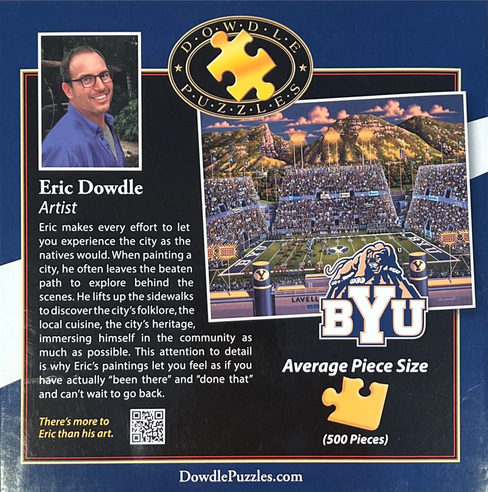 BYU - Dowdle puzzle collectible [Barcode 671095202121] - Main Image 2