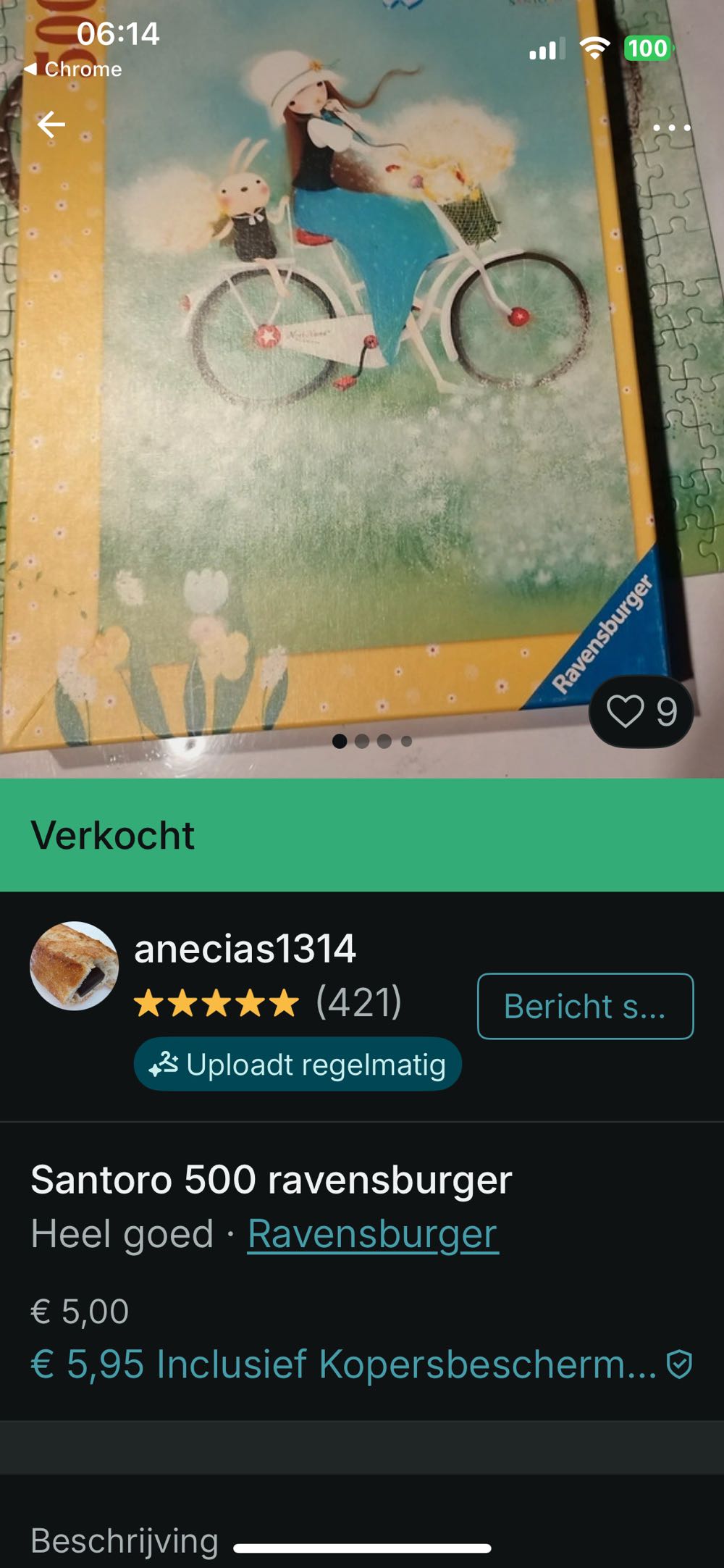 Santoro Summertime 🟦🇨🇦 - Ravensburger puzzle collectible [Barcode 4005556146871] - Main Image 4