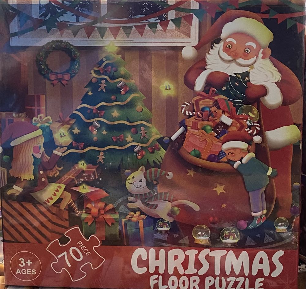CHRISTMAS Floor Puzzle - Larcho puzzle collectible - Main Image 2