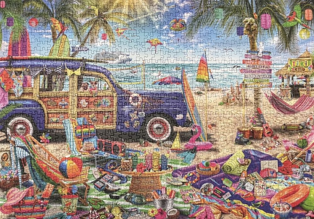 A Sunny Break At The Seaside - Schmidt Puzzle puzzle collectible [Barcode 4001504597931] - Main Image 3