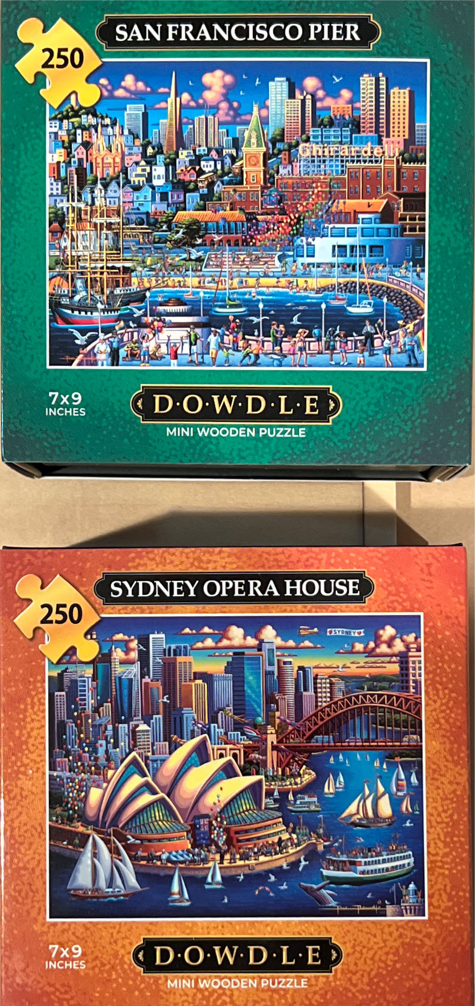 Dowdle Mini Wooden 4 Pack - Dowdle puzzle collectible - Main Image 2