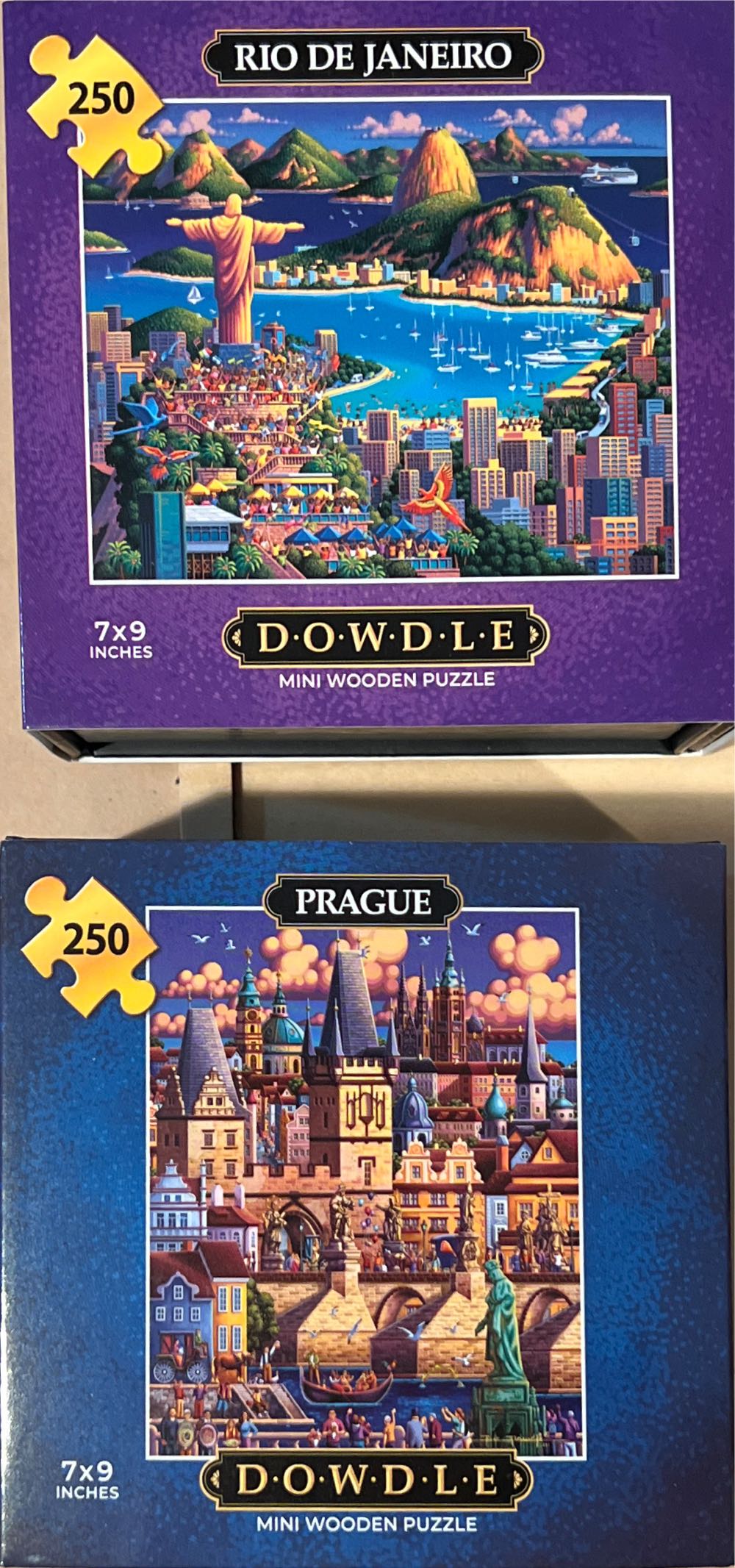 Dowdle Mini Wooden 4 Pack - Dowdle puzzle collectible - Main Image 3