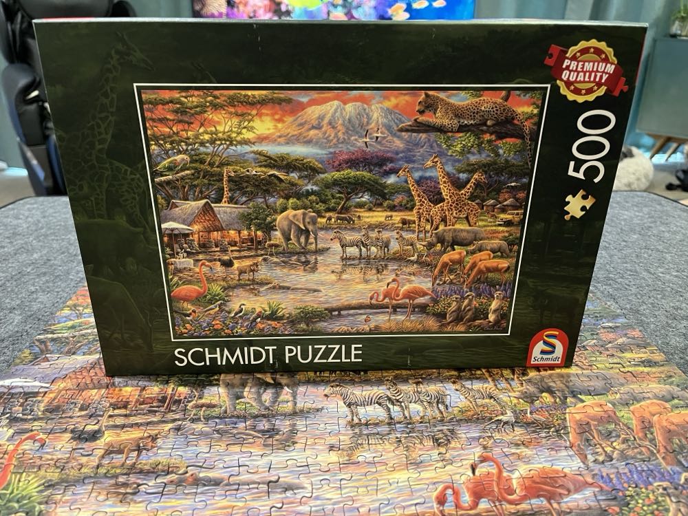 Paradise Under Mount Kilimanjaro - Schmidt puzzle collectible [Barcode 4001504597085] - Main Image 3