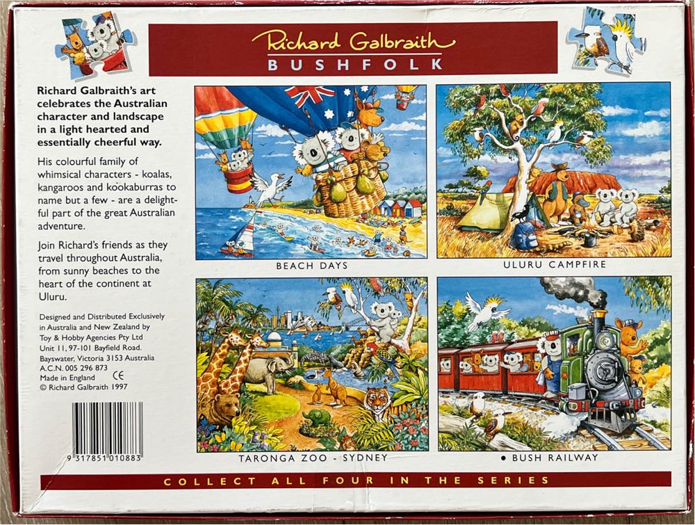 Bush Folk: Bush Railway - Endeavour puzzle collectible [Barcode 9317851010883] - Main Image 2