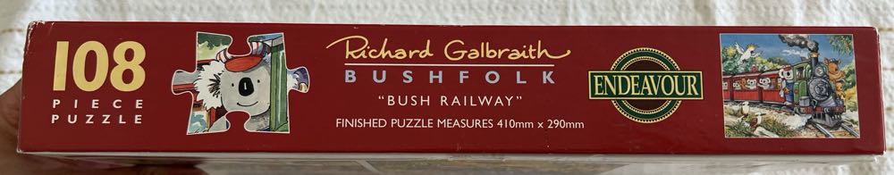 Bush Folk: Bush Railway - Endeavour puzzle collectible [Barcode 9317851010883] - Main Image 3