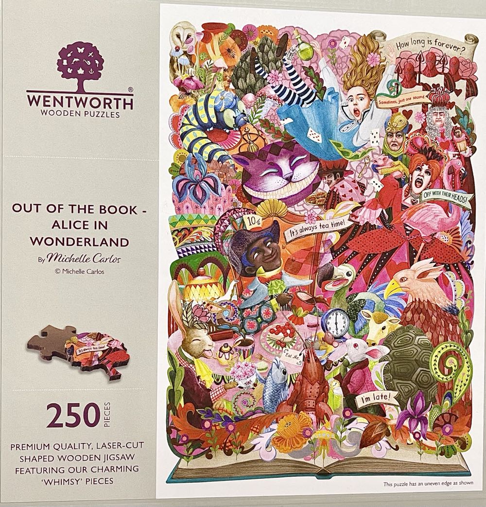 Out Of The Book - Alice In Wonderland - Wentworth Wooden Puzzles puzzle collectible [Barcode 6050265408855] - Main Image 3