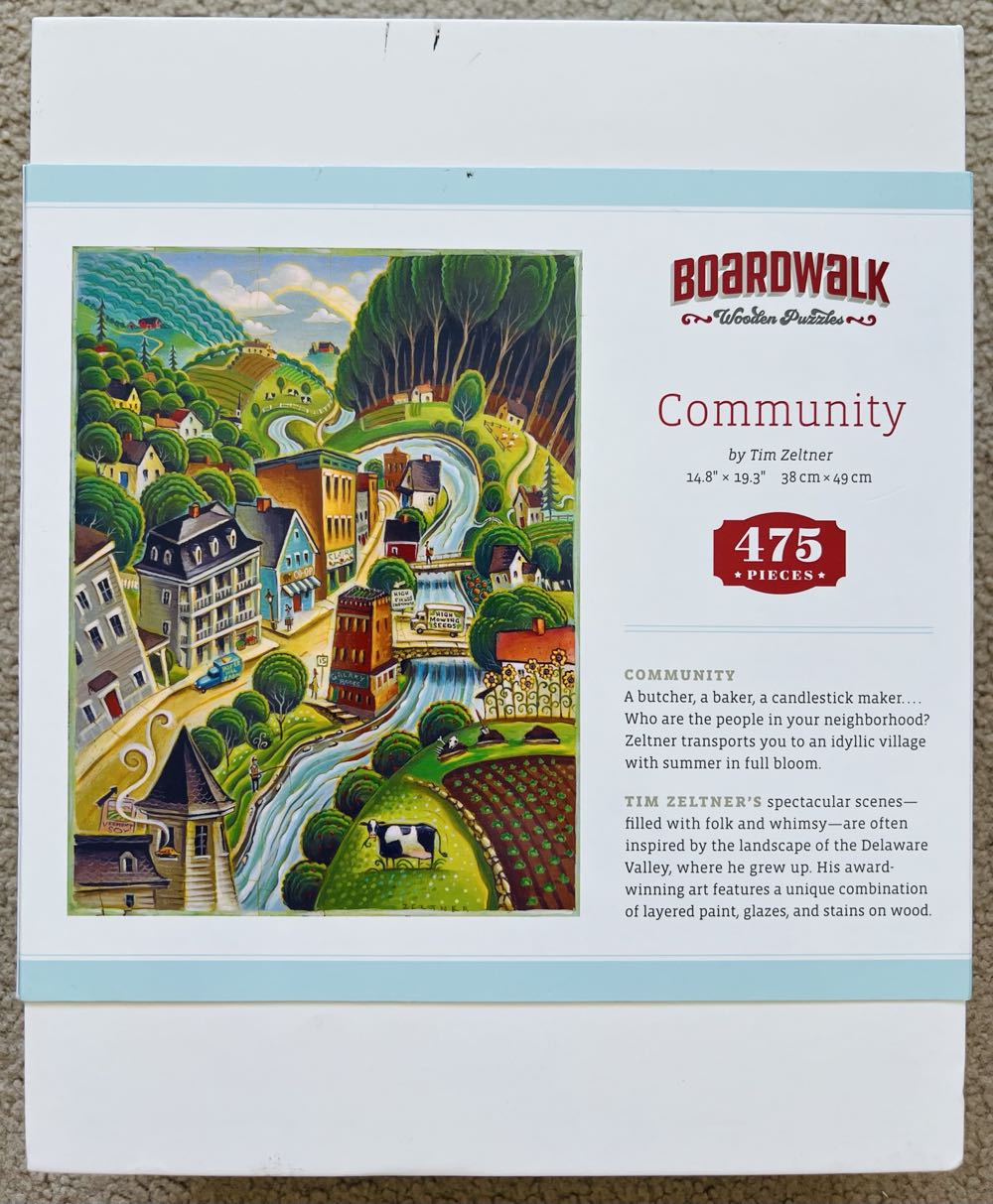 Community - Boardwalk Wooden Puzzles puzzle collectible [Barcode 850022961403] - Main Image 2