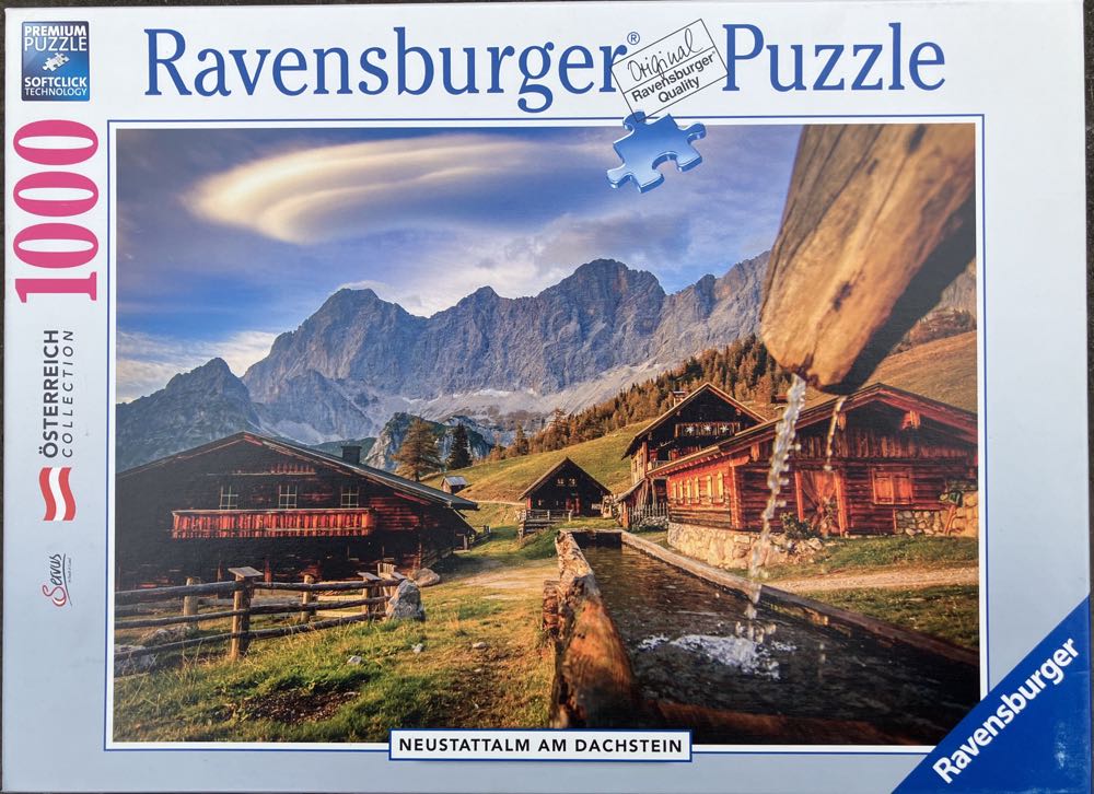 Neustattalm Am Dachstein - Ravensburger puzzle collectible [Barcode 4005556171736] - Main Image 2