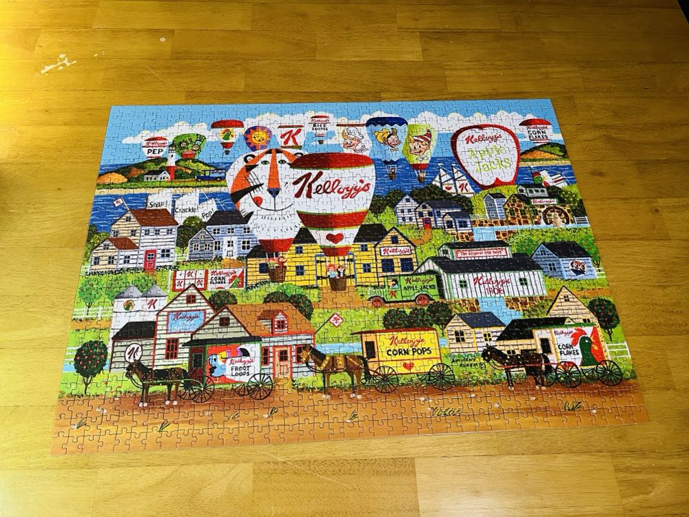 Hot Air Balloon Celebration - Roseart puzzle collectible [Barcode 4895145433846] - Main Image 2