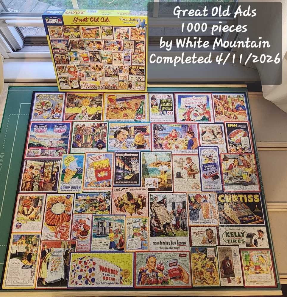 Great Old Ads - White Mountain puzzle collectible [Barcode 724819262830] - Main Image 2
