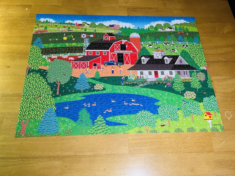 Apple Pond Spring- GONE - CraZArt puzzle collectible [Barcode 4895145421973] - Main Image 2