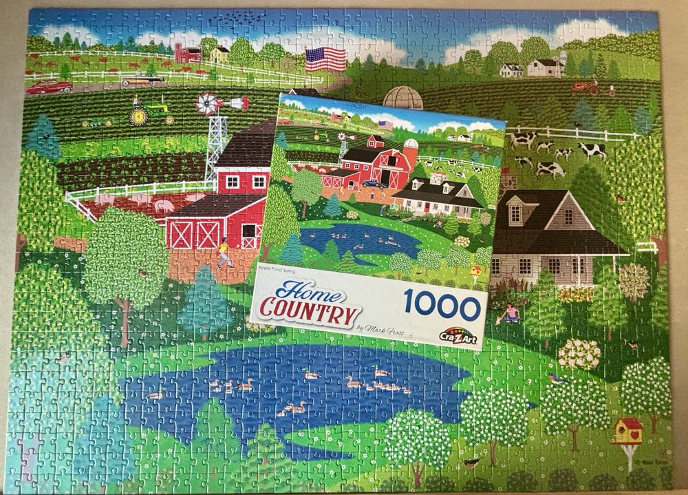 Apple Pond Spring- GONE - CraZArt puzzle collectible [Barcode 4895145421973] - Main Image 3