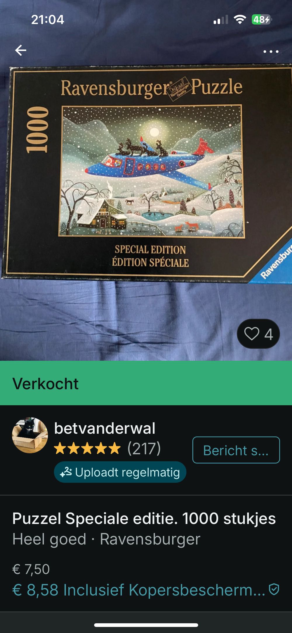 Santas Flight 🟦🇨🇦 - Ravensburger puzzle collectible [Barcode 4005556155026] - Main Image 3