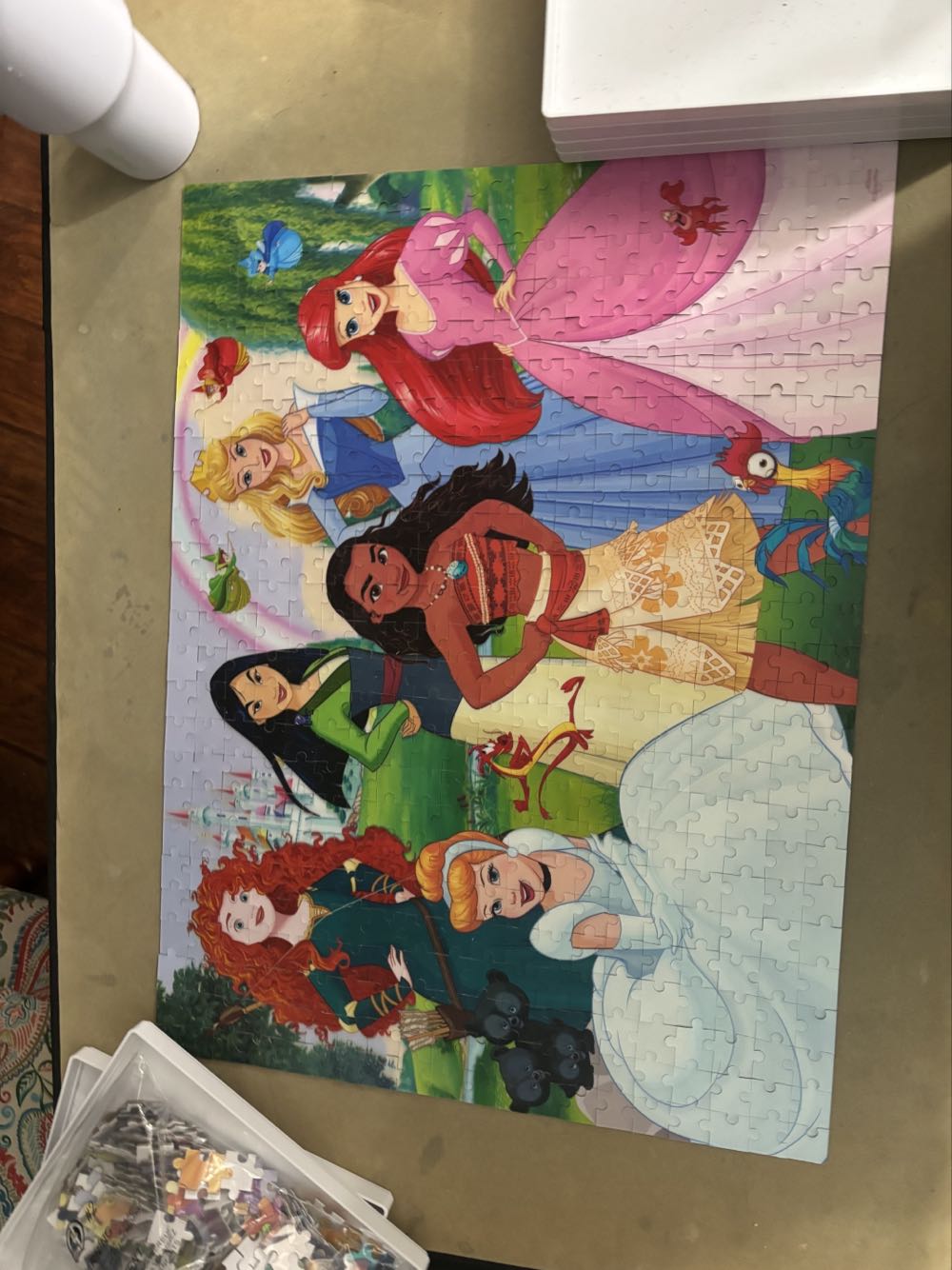 Disney Princess Prime 3d Twin Pack 500 Pieces  puzzle collectible [Barcode 714832201091] - Main Image 2