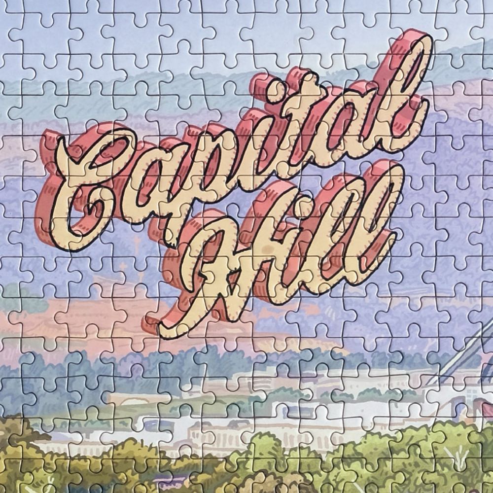 Capital Hill Trevor Dickinson - Newcastle Productions puzzle collectible [Barcode 2508210812348] - Main Image 3