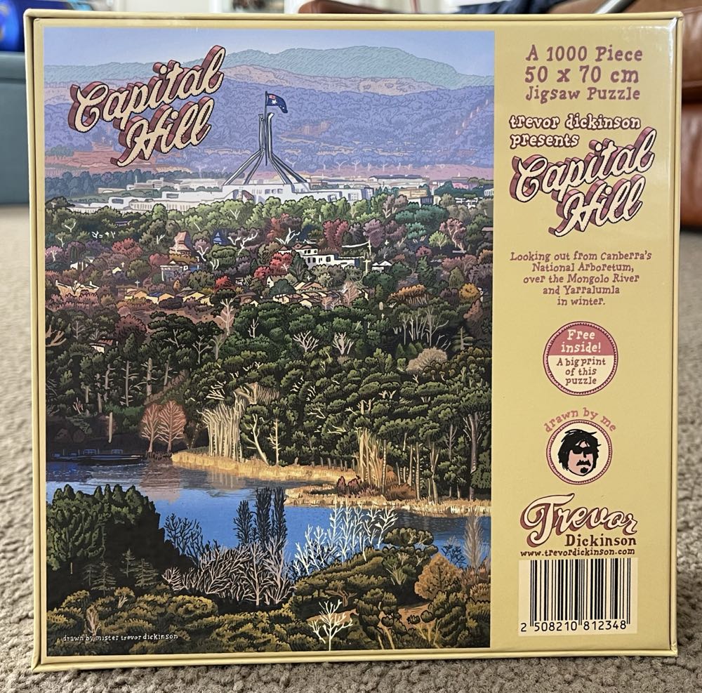 Capital Hill Trevor Dickinson - Newcastle Productions puzzle collectible [Barcode 2508210812348] - Main Image 4