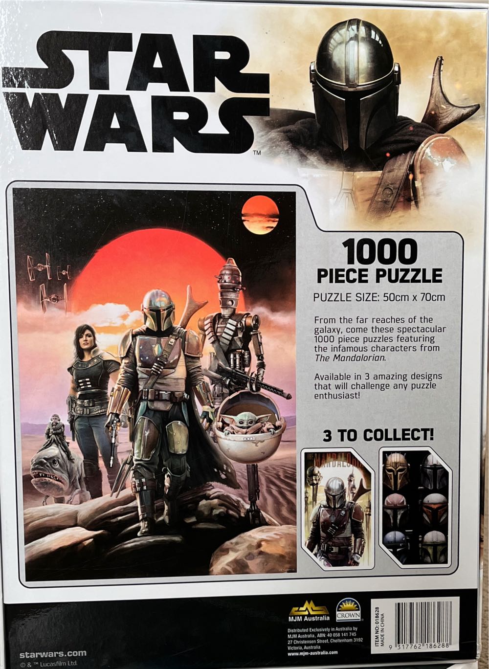 Star Wars: The Mandolorian - MJM Australia (Crown) puzzle collectible [Barcode 9317762186288] - Main Image 2