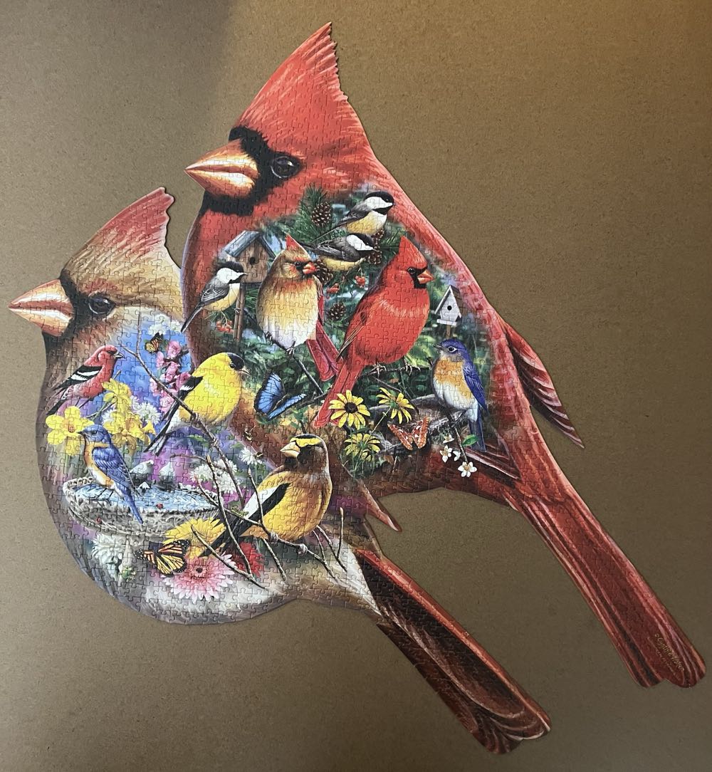 Cardinals - Master Pieces puzzle collectible [Barcode 705988723575] - Main Image 2