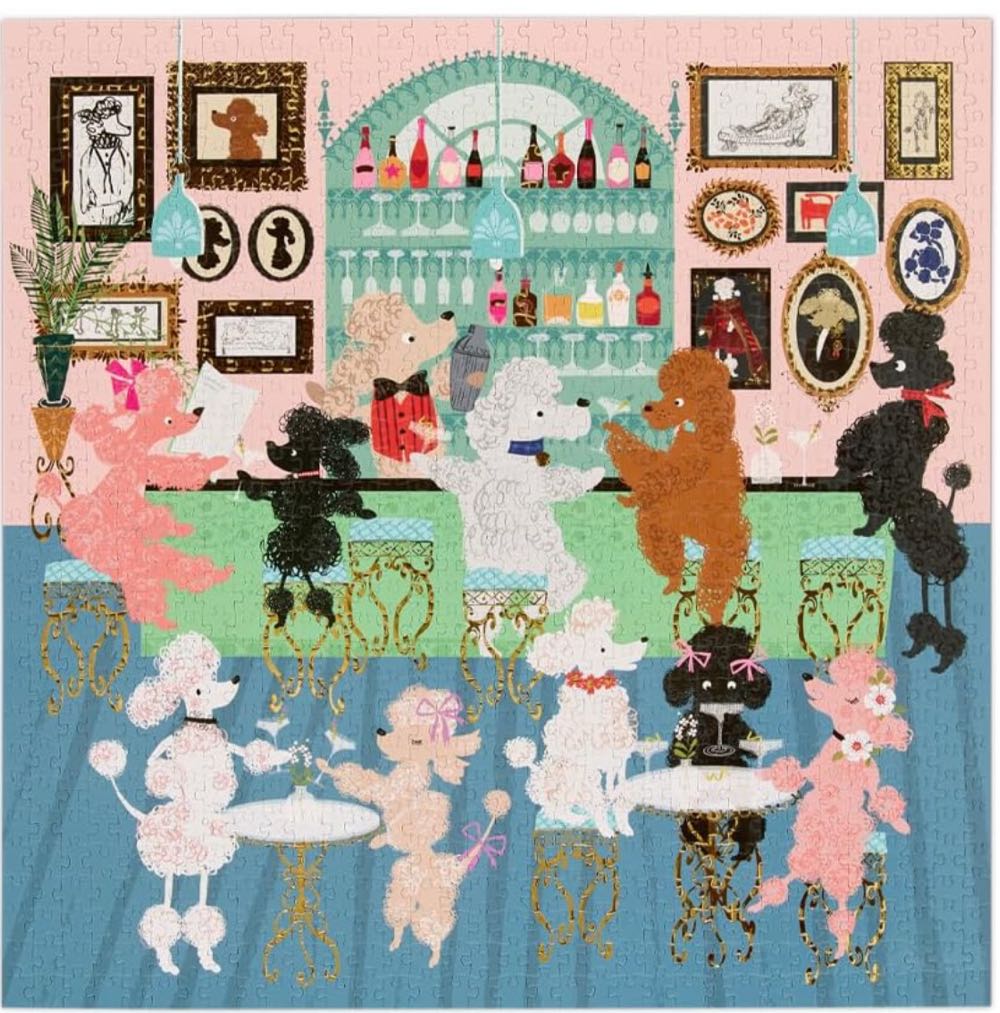 Poodle Martini Lounge - Werkshoppe puzzle collectible [Barcode 810052906256] - Main Image 3