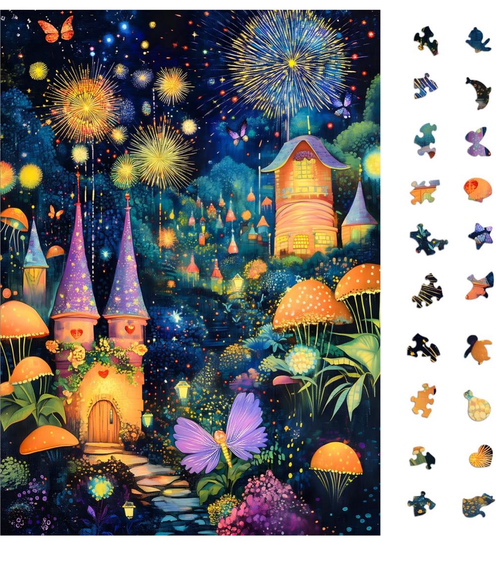 Mushroom Castle - Naturelish puzzle collectible - Main Image 2