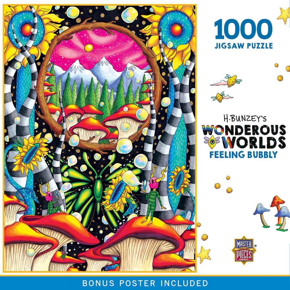 Wonderous Worlds: Feeling Bubbly - MasterPieces puzzle collectible [Barcode 705988725210] - Main Image 2