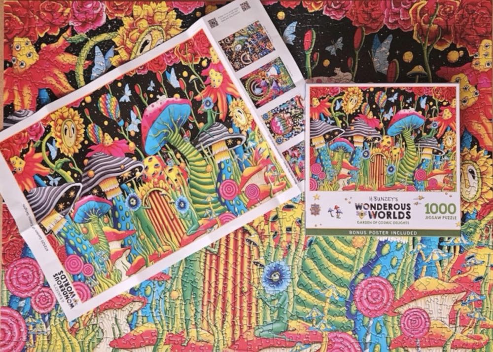 Wonderous Worlds : Garden of Cosmic Delights - MasterPieces puzzle collectible [Barcode 705988725203] - Main Image 4