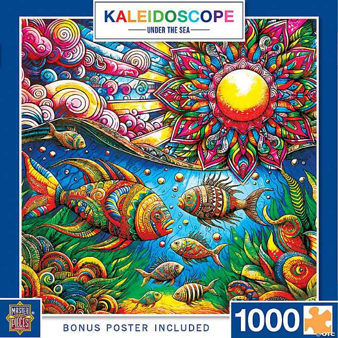 Under The Sea (Kaleidoscope) - Master Pieces 🇨🇳 puzzle collectible [Barcode 705988725098] - Main Image 2