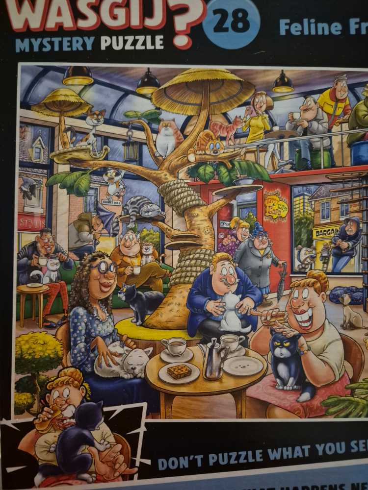 Mystery #28 Feline Frenzy! - Wasgij puzzle collectible [Barcode 8721017602859] - Main Image 3