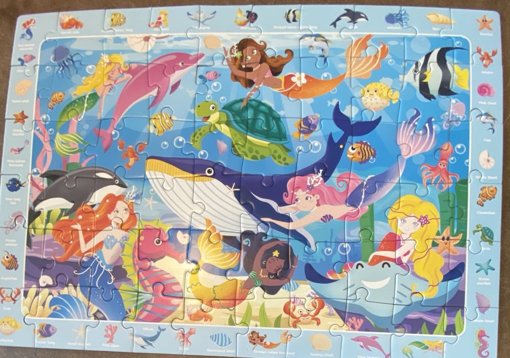 Joyful Oceanic Mermaid Sisters** - Quokka puzzle collectible - Main Image 2