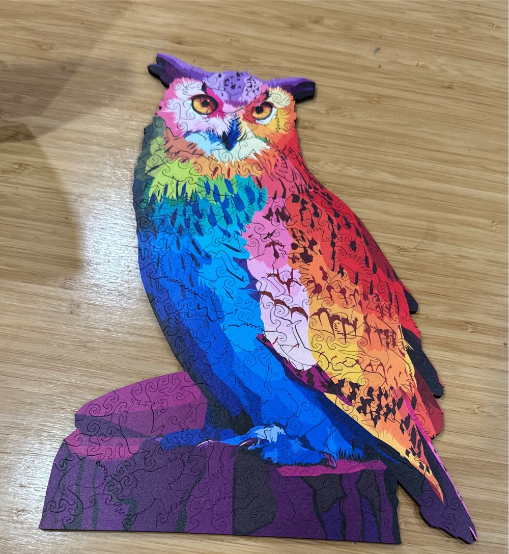 Hoot Of Many Colors - Nervous System 🇺🇸 puzzle collectible - Main Image 2