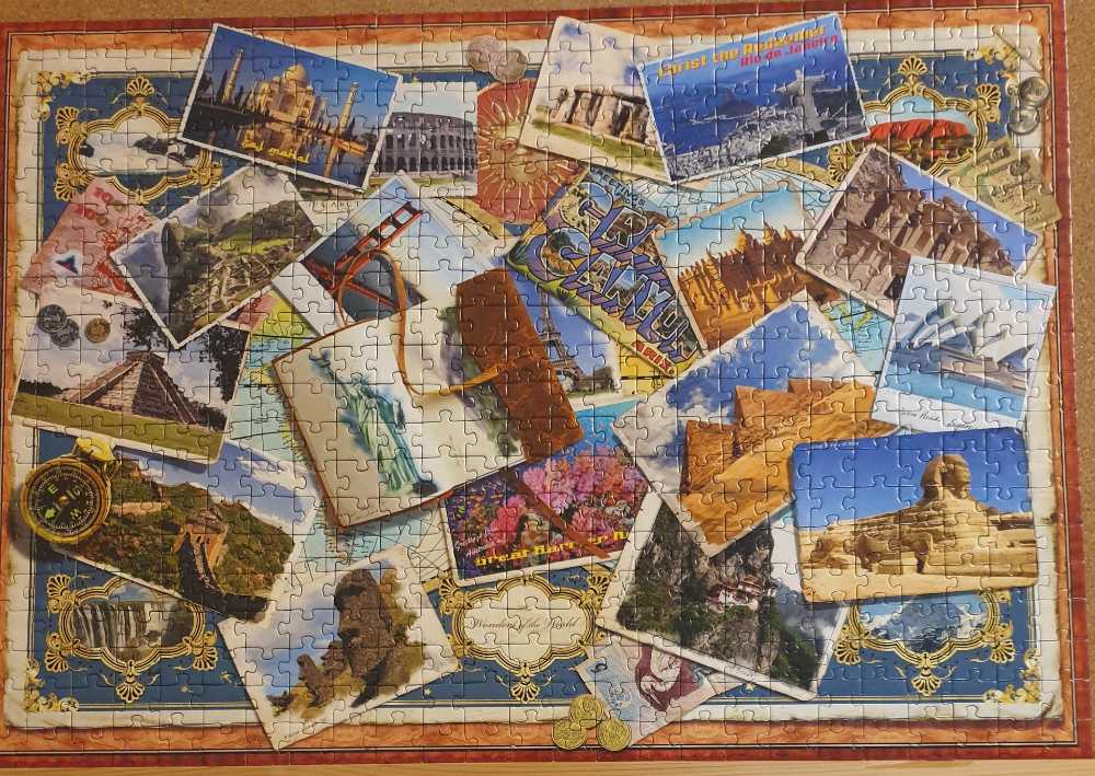 Wonders Of The World - Corner Piece puzzle collectible - Main Image 2