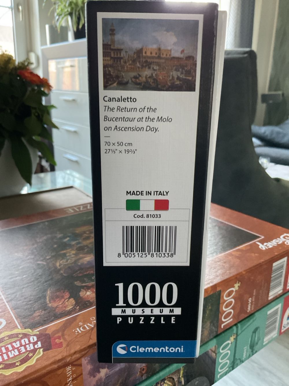 Museum Kollektion Canaletto - Clementoni puzzle collectible [Barcode 8005125810338] - Main Image 2