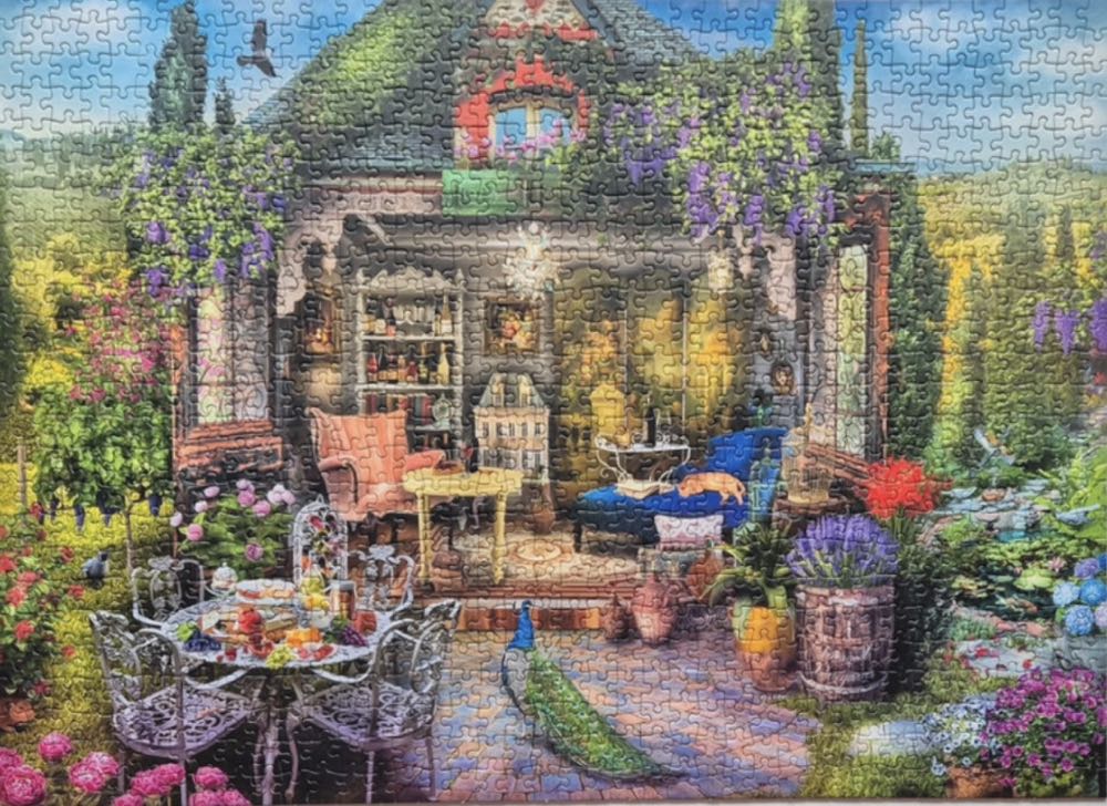 A Dream Garden Shed Among The Vineyards - Schmidt Puzzle puzzle collectible [Barcode 4001504597948] - Main Image 3