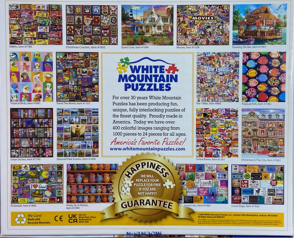 Album Covers - White Mountain Puzzles puzzle collectible [Barcode 724819268719] - Main Image 4