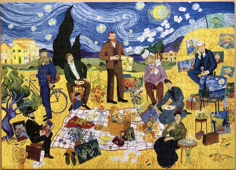 Dinner with van Gogh - Thames & Hudson puzzle collectible [Barcode 9781760764715] - Main Image 2