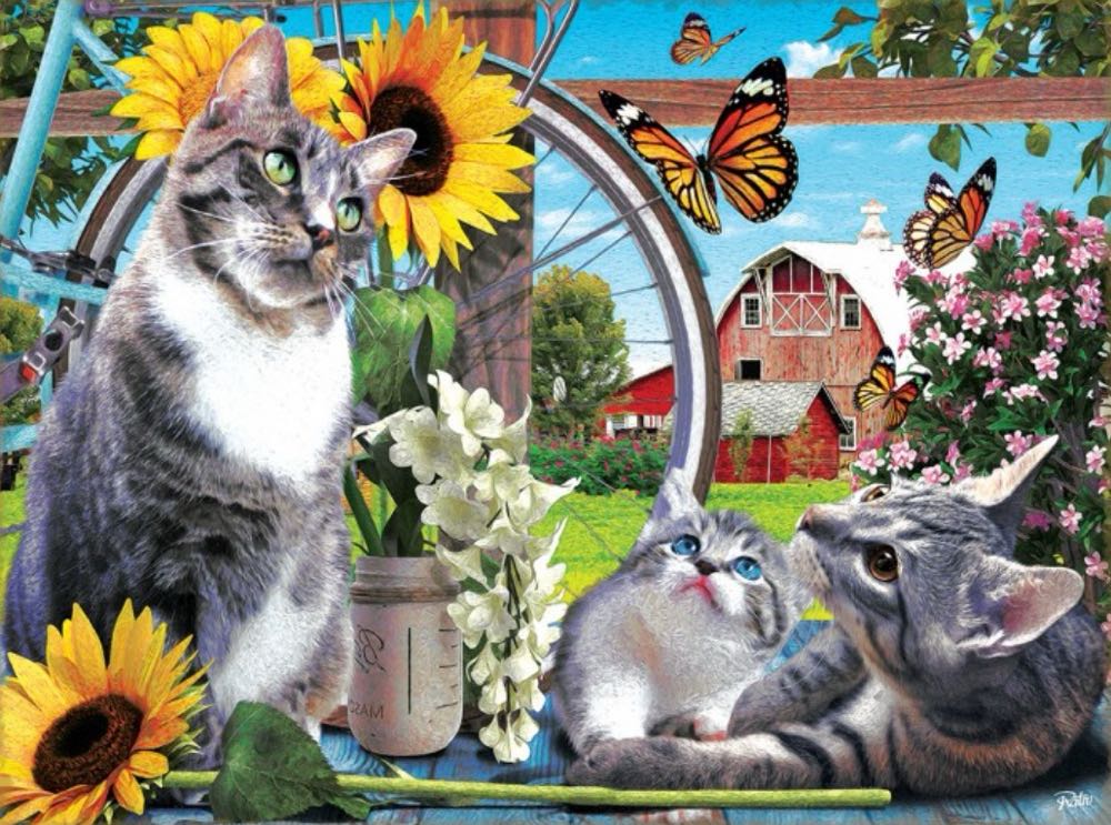 Out Of Reach 🟦 - SunsOut puzzle collectible [Barcode 0796780422308] - Main Image 2