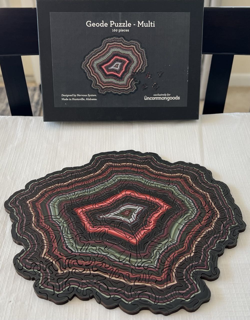 Geode Puzzle - Multi - 802, 3/13/25-SOLD - uncommongoods puzzle collectible [Barcode 476350000011] - Main Image 3