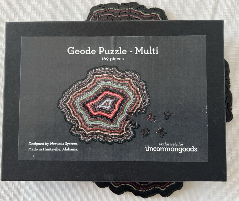 Geode Puzzle - Multi - 802, 3/13/25-SOLD - uncommongoods puzzle collectible [Barcode 476350000011] - Main Image 4