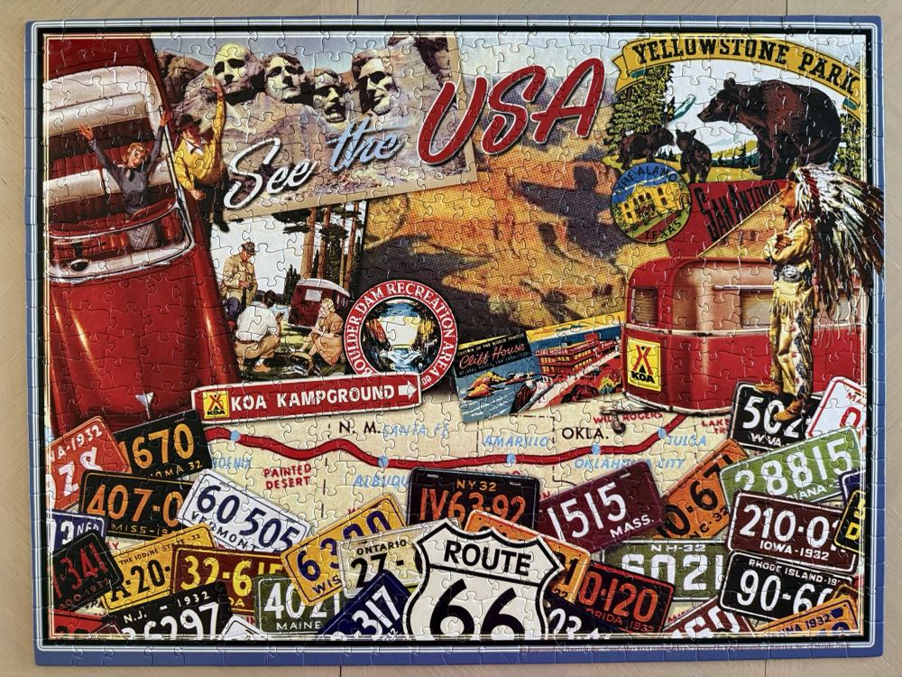 See the U.S.A. - SunsOut puzzle collectible [Barcode 796780557130] - Main Image 2