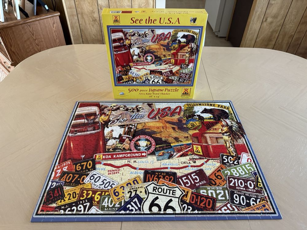 See the U.S.A. - SunsOut puzzle collectible [Barcode 796780557130] - Main Image 3