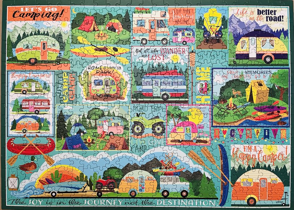 Camping Road Trip - Ceaco puzzle collectible [Barcode 021081233071] - Main Image 2