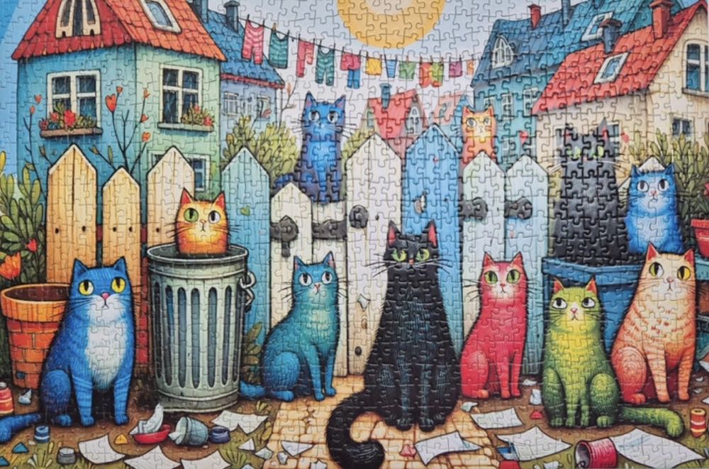 Whiskers On The Street - Delfy puzzle collectible [Barcode 658606876293] - Main Image 3