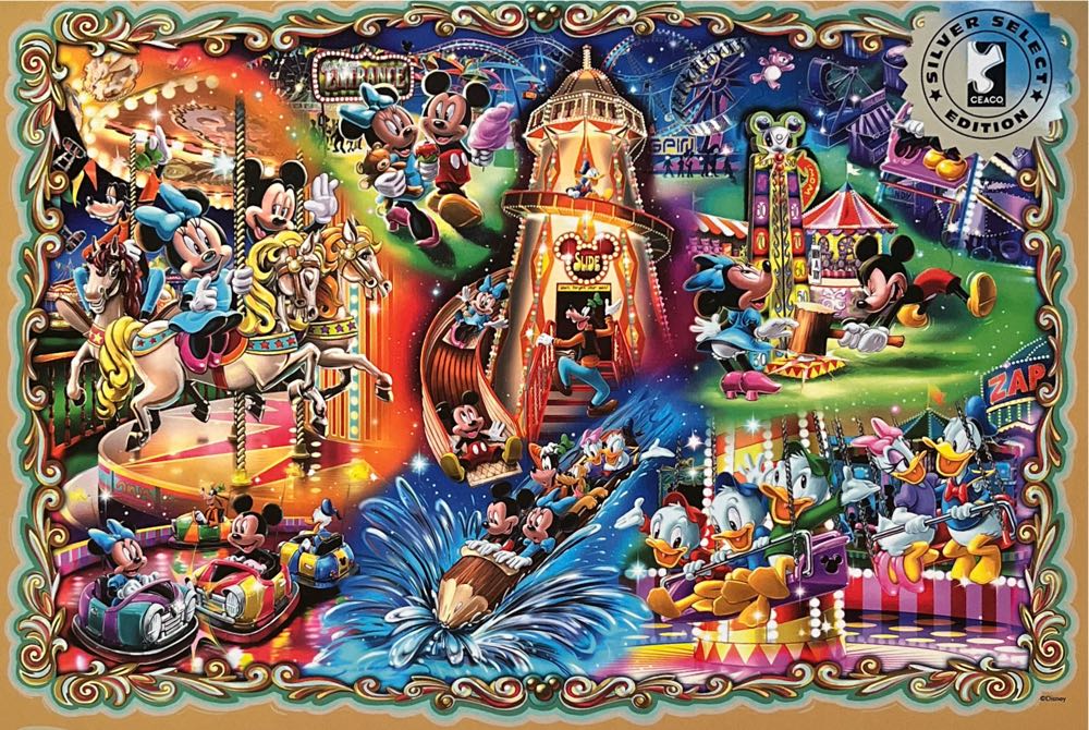 Mickey’s Carnival - Disney - Ceaco puzzle collectible [Barcode 021081400701] - Main Image 3