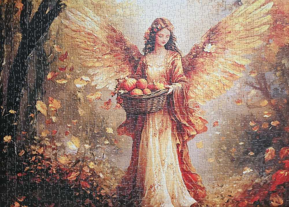 Autumn Harvest Angel  - Tucocoo puzzle collectible - Main Image 2