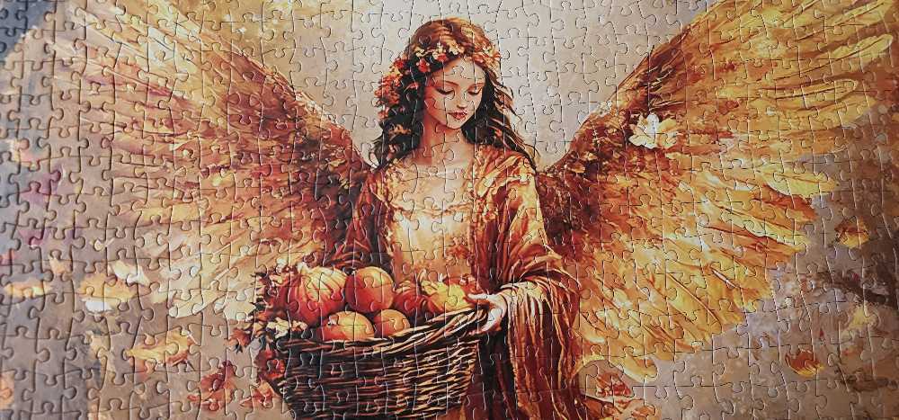 Autumn Harvest Angel  - Tucocoo puzzle collectible - Main Image 3