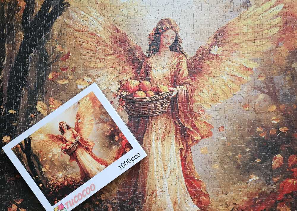 Autumn Harvest Angel  - Tucocoo puzzle collectible - Main Image 4